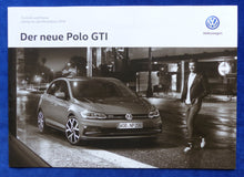 Lade das Bild in den Galerie-Viewer, VW Polo GTI 200 PS MJ 2018 - Prospekt Brochure + Preisliste 12.2017
