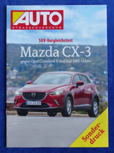 Lade das Bild in den Galerie-Viewer, Mazda CX-3 Opel Crossland X Fiat 500L - Sonderdruck Auto Straßenverkehr 2018
