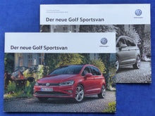Lade das Bild in den Galerie-Viewer, VW Golf Sportsvan MJ 2018 - Prospekt Brochure + Preisliste 10.2017
