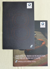 Lade das Bild in den Galerie-Viewer, BMW i8 Coupe &amp; Roadster Hybrid MJ 2018 - Prospekt Brochure + Preisliste 03.2018

