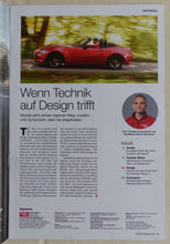 Lade das Bild in den Galerie-Viewer, Mazda 3 Vision Coupe Skyactiv-X MX-5 - Sonderdruck Auto Motor Sport 2017
