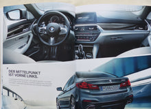 Lade das Bild in den Galerie-Viewer, BMW 5er Limousine M 550d MJ 2018 - Prospekt Brochure + Preisliste 03.2018
