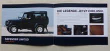 Lade das Bild in den Galerie-Viewer, Land Rover Defender Limited Edition 1 of 150 MJ 2006 - Prospekt Brochure 09.2005
