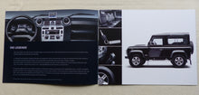 Lade das Bild in den Galerie-Viewer, Land Rover Defender SVX Limited Edition 60 Years - Prospekt Brochure 2008
