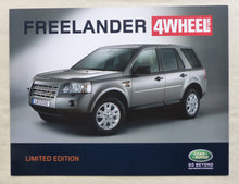 Lade das Bild in den Galerie-Viewer, Land Rover Freelander 4Wheel Fun Limited Edition - Prospekt Brochure 09.2008
