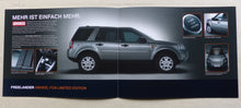Lade das Bild in den Galerie-Viewer, Land Rover Freelander 4Wheel Fun Limited Edition - Prospekt Brochure 09.2008
