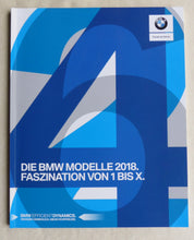Lade das Bild in den Galerie-Viewer, BMW Programm 2018 - 1er 2er 3er 5er 6er 7er Z4 X M i - Prospekt Brochure 01.2018
