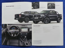 Lade das Bild in den Galerie-Viewer, Ford Ranger Black Edition Sondermodell MJ 2018 - Prospekt Brochure 06.2017
