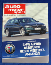 Lade das Bild in den Galerie-Viewer, Alpina BMW B5 Biturbo AMG E 63 S - Test - Sonderdruck Auto Motor Sport 12/2018
