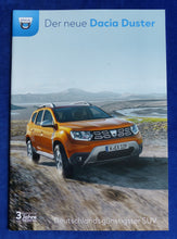 Lade das Bild in den Galerie-Viewer, Dacia Duster MJ 2018 - Prospekt Brochure 03.2018
