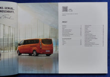 Lade das Bild in den Galerie-Viewer, Ford Tourneo Custom Bus MJ 2018 - Prospekt Brochure 12.2017
