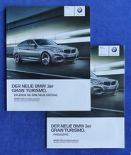 Lade das Bild in den Galerie-Viewer, BMW 3er GT Gran Turismo 335i MJ 2014 - Prospekt Brochure + Preisliste 09.2013
