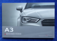 Lade das Bild in den Galerie-Viewer, Audi A3 S3 Limousine Cabrio quattro MJ 2015 - Prospekt Brochure 04.2014
