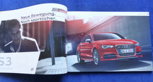 Lade das Bild in den Galerie-Viewer, Audi A3 S3 Limousine Cabrio quattro MJ 2015 - Prospekt Brochure 04.2014
