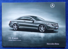Lade das Bild in den Galerie-Viewer, Mercedes CL-Klasse CL 65 AMG - Preisliste MJ 2011 - Prospekt Brochure 07.2010
