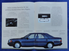 Lade das Bild in den Galerie-Viewer, Mercedes Alarm-Anlage 190er E-Klasse W124 MJ 1992 - Prospekt Brochure 08.1991
