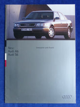 Lade das Bild in den Galerie-Viewer, Audi A6 S6 Limousine &amp; Avant MJ 1995 - Prospekt Brochure 04.1994
