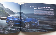 Lade das Bild in den Galerie-Viewer, Audi A5 S5 Cabrio V6 TFSI 354 PS quattro MJ 2017 - Prospekt Brochure 11.2016
