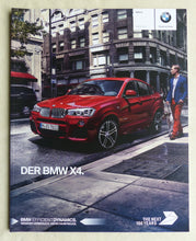 Lade das Bild in den Galerie-Viewer, BMW X4 xDrive M40i Typ F26 MJ 2016 - Prospekt Brochure 01.2016
