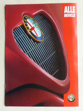 Lade das Bild in den Galerie-Viewer, Alfa Romeo Programm 1998 - 145 146 156 GTV Spider - Prospekt Brochure 09.1997
