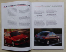 Lade das Bild in den Galerie-Viewer, Alfa Romeo Programm 1997 - 145 146 155 164 GTV - Prospekt Brochure 02.1997
