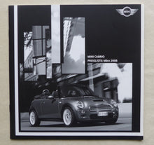 Lade das Bild in den Galerie-Viewer, Mini Cabrio Cooper S - Preisliste MJ 2008 - Prospekt Brochure 03.2008

