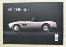 Lade das Bild in den Galerie-Viewer, BMW 507 Roadster 502 V8 IAA 1955 Elvis Presley - Prospekt Daten Karte
