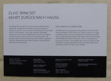 Lade das Bild in den Galerie-Viewer, BMW 507 Roadster 502 V8 IAA 1955 Elvis Presley - Prospekt Daten Karte
