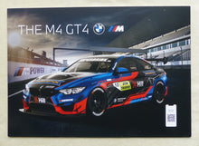Lade das Bild in den Galerie-Viewer, BMW M4 GT4 Rennwagen 431 PS M Motorsport - Prospekt Daten Karte
