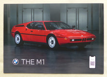 Lade das Bild in den Galerie-Viewer, BMW M1 Sportwagen 277 PS M GmbH - Prospekt Daten Karte
