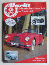 Lade das Bild in den Galerie-Viewer, Oldtimer Markt Heft 12/1985 - Dürkopp Diana Aston Martin DB2 Gutbrod Superior
