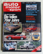 Lade das Bild in den Galerie-Viewer, Auto Motor Sport Heft 12/1980 - BMW 745i Chevy Monte Carlo Talbot Porsche 924
