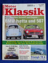 Lade das Bild in den Galerie-Viewer, Motor Klassik Magazin Heft 3/1995 - BMW Isetta 507 Jaguar XJ Triumph TR Fiat
