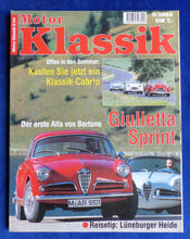 Lade das Bild in den Galerie-Viewer, Motor Klassik Magazin Heft 5/1994 - Alfa Giulietta Sprint DKW NSU Prinz Dart
