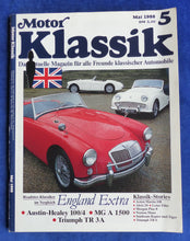 Lade das Bild in den Galerie-Viewer, Motor Klassik Magazin Heft 5/1988 - England Extra Roadster Austin Healey MG
