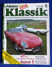 Lade das Bild in den Galerie-Viewer, Motor Klassik Magazin Heft 1/1986 - 25 Jahre Jaguar E Fiat 1600 Spider BMW 7er
