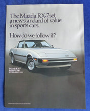 Lade das Bild in den Galerie-Viewer, Mazda 1980 RX-7 626 Sedan Coupe GLC B2000 - US-Prospekt Brochure 1979 USA
