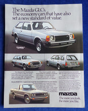 Lade das Bild in den Galerie-Viewer, Mazda 1980 RX-7 626 Sedan Coupe GLC B2000 - US-Prospekt Brochure 1979 USA
