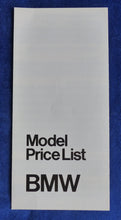 Lade das Bild in den Galerie-Viewer, BMW 3er 5er 6er 7er - Model Price List 1980 - Prospekt Brochure 06.1979 England
