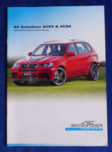 Lade das Bild in den Galerie-Viewer, AC Schnitzer ACS5 ACS6 Falcon BMW X5 X6 E70 MJ 2013 - Prospekt Brochure 05.2012
