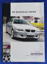 Lade das Bild in den Galerie-Viewer, AC Schnitzer ACS 5 BMW 5er Limousine E60 - Prospekt Brochure 2004
