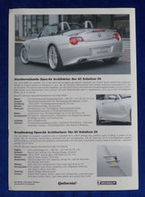 Lade das Bild in den Galerie-Viewer, AC Schnitzer BMW Z4 Roadster E85 - Prospekt Brochure 2003
