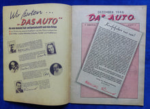 Lade das Bild in den Galerie-Viewer, Das Auto Heft 1 Dezember 1946 Reprint - Ferrari Rennwagen Renault Vespa Lincoln
