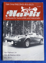 Lade das Bild in den Galerie-Viewer, Oldtimer Markt Heft 5/1982 - Opel Diplomat CD NSU Lotus Seven AJS BMW 327 507
