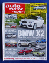 Lade das Bild in den Galerie-Viewer, Auto Motor Sport Heft 25/2012 - Jaguar XF Kombi Mercedes G 500 Cabrio Mini JCW
