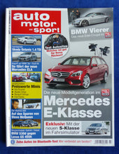 Lade das Bild in den Galerie-Viewer, Auto Motor Sport Heft 27/2012 - Mercedes E-Klasse BMW 4er Lexus Maserati VW
