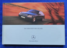 Lade das Bild in den Galerie-Viewer, Mercedes S-Klasse Limousinen S 600 S 55 AMG MJ 2002 - Hardcover Prospekt 08.2001
