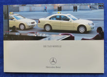 Lade das Bild in den Galerie-Viewer, Mercedes-Benz Taxi Modelle E-Klasse Vito MJ 2003 - Prospekt Brochure 05.2002
