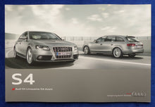 Lade das Bild in den Galerie-Viewer, Audi S4 Limousine Avant quattro V6 Turbo MJ 2012 - Prospekt Brochure 04.2011
