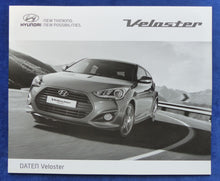 Lade das Bild in den Galerie-Viewer, Hyundai Veloster City-Coupe MJ 2014 - Prospekt Brochure + Preisliste 11.2013
